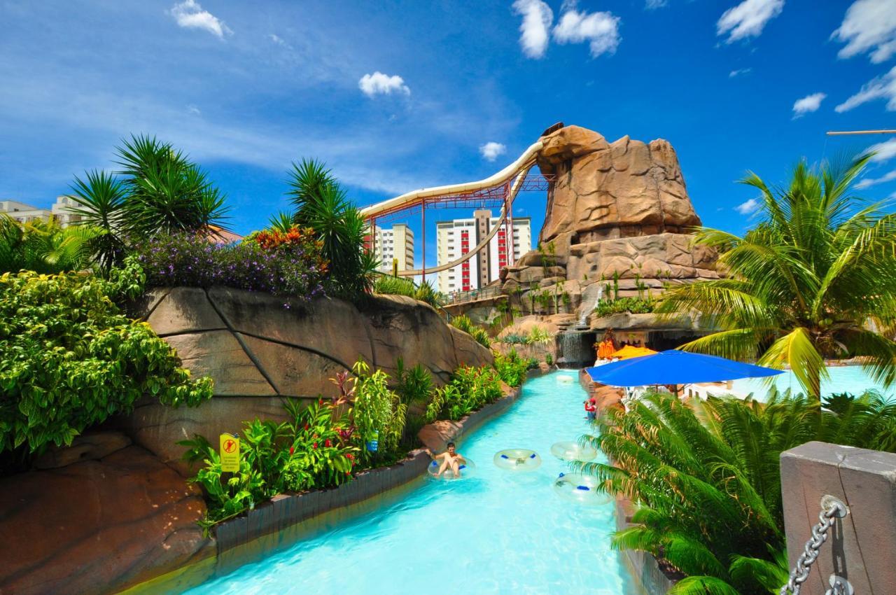 Spazzio Diroma Com Acesso Ao Acqua Park, Splash E Slide Caldas Novas Exteriör bild